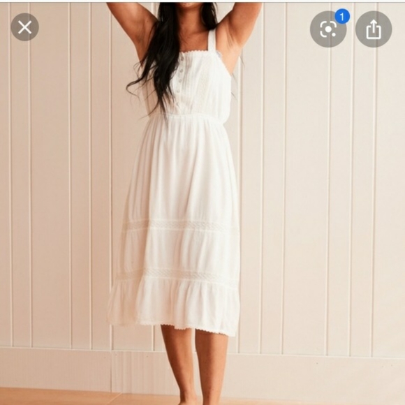 aerie Dresses & Skirts - Aerie Gauze Midi Dress